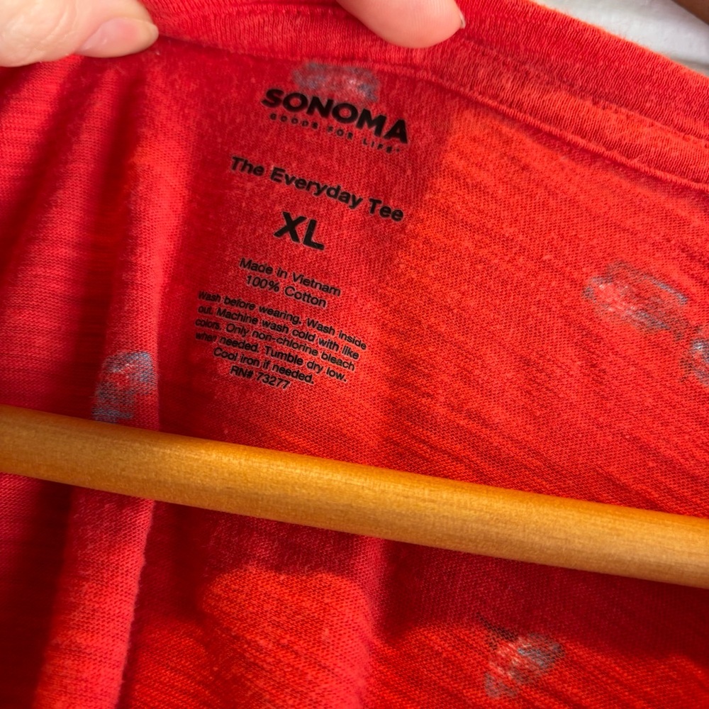 Women’s Sonoma The Everyday Tee, Size XL 100% Cotton - Picture 5 of 8